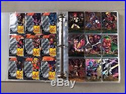 1995 Marvel Metal Inaugural Edition Complete 174-Card Set in Official Binder
