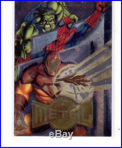 1995 Marvel Metal Near-Mint Condition Set of 138 Cards