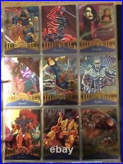 1995 Marvel Metal Trading Cards COMPLETE BASE SET, #1-138 NM/M! Fleer
