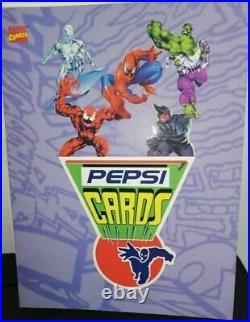 1995 Marvel Pepsicards Binder + Full Set Basic + Specials + Holograms Reprint #1