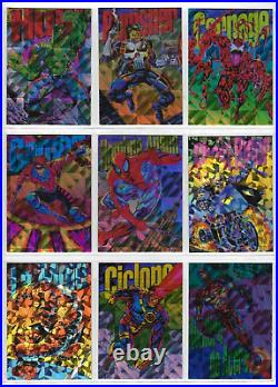 1995 Marvel Pepsicards Binder + Full Set Basic + Specials + Holograms Reprint #1