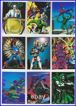 1995 Marvel Pepsicards Binder + Full Set Basic + Specials + Holograms Reprint #1