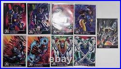 1995 Marvel X-Men Fleer Ultra Chromium Complete Set 1-100 + Leathal Weapons Read