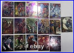 1995 Marvel X-Men Fleer Ultra Chromium Complete Set 1-100 + Leathal Weapons Read