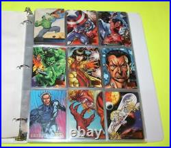 1995 SkyBox DC Versus Vs. Marvel Trading Cards Set 1-100 + 5 Holo F/X + 7 Impact
