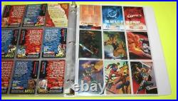 1995 SkyBox DC Versus Vs. Marvel Trading Cards Set 1-100 + 5 Holo F/X + 7 Impact