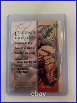 1996 Fleer Marvel Masterpieces Carnage #8