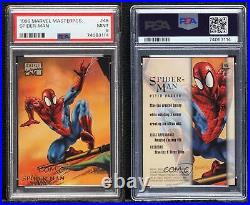 1996 Fleer Marvel Masterpieces Spider-Man #45 PSA 9 MINT 0x1m