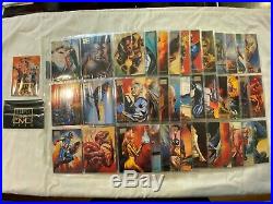 1996 Fleer/SkyBox Marvel Masterpieces Trading Card Set of 100 SEE DESCRIPTION