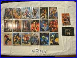 1996 Fleer/SkyBox Marvel Masterpieces Trading Card Set of 100 SEE DESCRIPTION