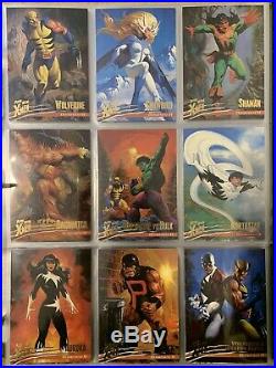 1996 Fleer Ultra Marvel X-Men Wolverine Trading Cards COMPLETE BASE SET, #1-100