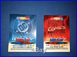 1996 Fleet Marvel DC Vs. Marvel MIRAGE SET WOLVERINE BATMAN SPIDERMAN RARE NM