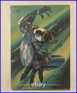 1996 MARVEL MASTERPIECES DOUBLE IMPACT VENOM WOLVERINE 6 of 6 Very Good 1996 MARVEL MASTERPIECES DOUBLE IMPACT VENOM WOLVERINE 6 of 6 Very Good