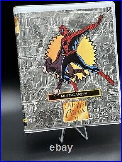 1996 Marvel Classic Spider-Man Highland Mint Card With COA & Case! BRONZE 577/2500