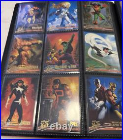 1996 Marvel Fleer Ultra X-men Wolverine Edition (1-100) Complete Card Set Mint