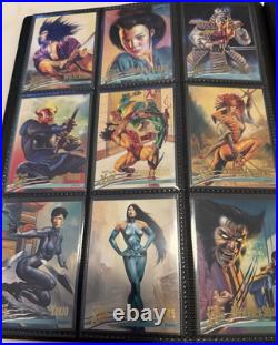 1996 Marvel Fleer Ultra X-men Wolverine Edition (1-100) Complete Card Set Mint