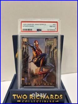 1996 Marvel Masterpieces #87 Spider-Man PSA 8 Near Mint MT