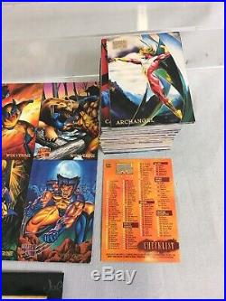 1996 Marvel Masterpieces COMPLETE BASE & Promo SET Lot