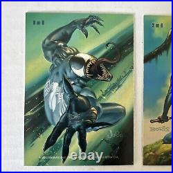 1996 Marvel Masterpieces COMPLETE DOUBLE IMPACT CARD SET, #1-6 NM/M