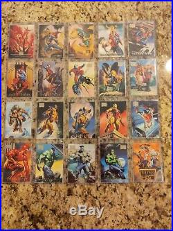 1996 Marvel Masterpieces Complete Base Set