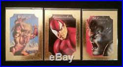 1996 Marvel Masterpieces Complete Set Base Gallery Double Impact