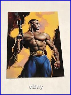 1996 Marvel Masterpieces DOUBLE IMPACT #1 BISHOP AND BEAST MINT