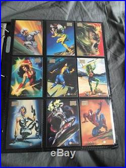 1996 Marvel Masterpieces Full Complete Set