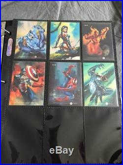 1996 Marvel Masterpieces Full Complete Set