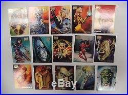 1996 Marvel Masterpieces Huge Lot /Set of 72 Boris & Julie Archangel Spiderman