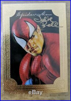 1996 Marvel Masterpieces Limited Edition Gold Foil set autograph Boris and Julie