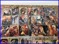 1996 Marvel Masterpieces Master Set Double Impact Gold Gallery NM/M RARE