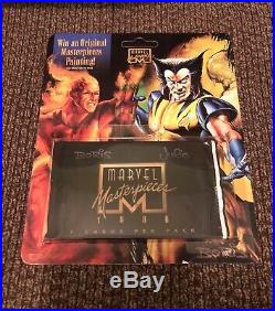 1996 Marvel Masterpieces Sealed Pack Of 7 Cards. 1996 Fleer Skybox