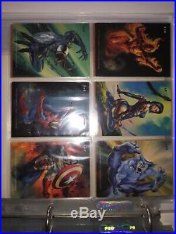 1996 Marvel Masterpieces Set Card Master Set