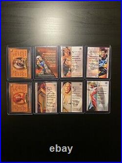 1996 Marvel Masterpieces Trading Cards 45 CARD LOT BASE NM/MINT Fleer RARE