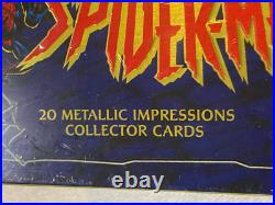 1996 Marvel Spider-Man LE Metallic Impressions Collector Cards Tin SEALED