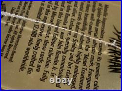 1996 Marvel Spider-Man LE Metallic Impressions Collector Cards Tin SEALED