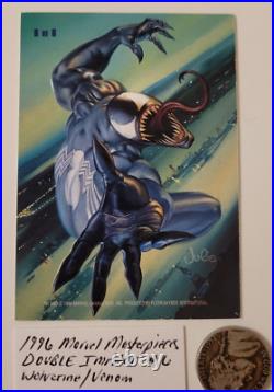 1996 WOLVERINE / VENOM Marvel Masterpieces DOUBLE IMPACT #6 CARD NMMT FLEER Rare