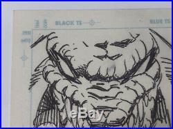 1997 Fleer Ultra Marvel Spider-Man FUSM Mike Deodato Jr. Sketchagraph The Lizard