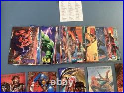 1998 Fleer/skybox Marvel Creators Collection, Base, Chases, Great Condition