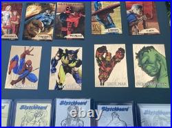 1998 Fleer/skybox Marvel Creators Collection, Base, Chases, Great Condition