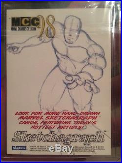1998 Marvel Creators Collection Deadpool Walter Mcdaniel Sketchagraph Card
