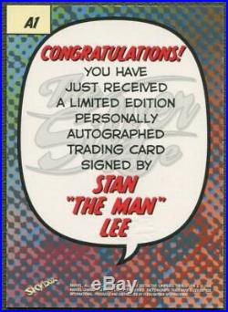 1998 Marvel Silver Age #A1 Stan Lee Auto