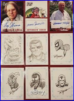 1998 Marvel Silver Age & Creators Collection Sets (25) Sketchagraphs (32) Autos