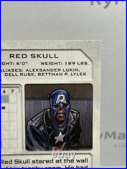 1/1 Red Skull 2023 Upper Deck Marvel Platinum #173 Golden Treasures Parallel