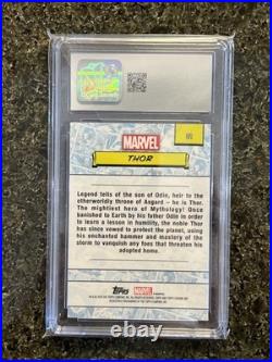 1/75 CGC Gem Mint 10! 2024 Topps Marvel Chrome THOR Purple Refractor