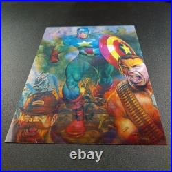 # 1/9 Avengers Mirage Lenticular 5x7 Marvel Masterpieces XL Oversized Card 2023