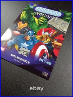 # 1/9 Avengers Mirage Lenticular 5x7 Marvel Masterpieces XL Oversized Card 2023