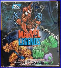 2001 Topps Marvel Legends Trading Cards Factory Sealed Wax Box sketch Card Rare