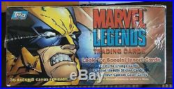 2001 Topps Marvel Legends Trading Cards Factory Sealed Wax Box sketch Card Rare