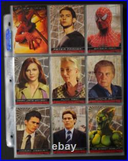 2002 Spider Man COMPLETE Card Set 100 base + 25 chase + promos